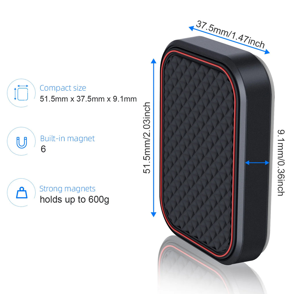 Universal magnetic dashboard phone mount