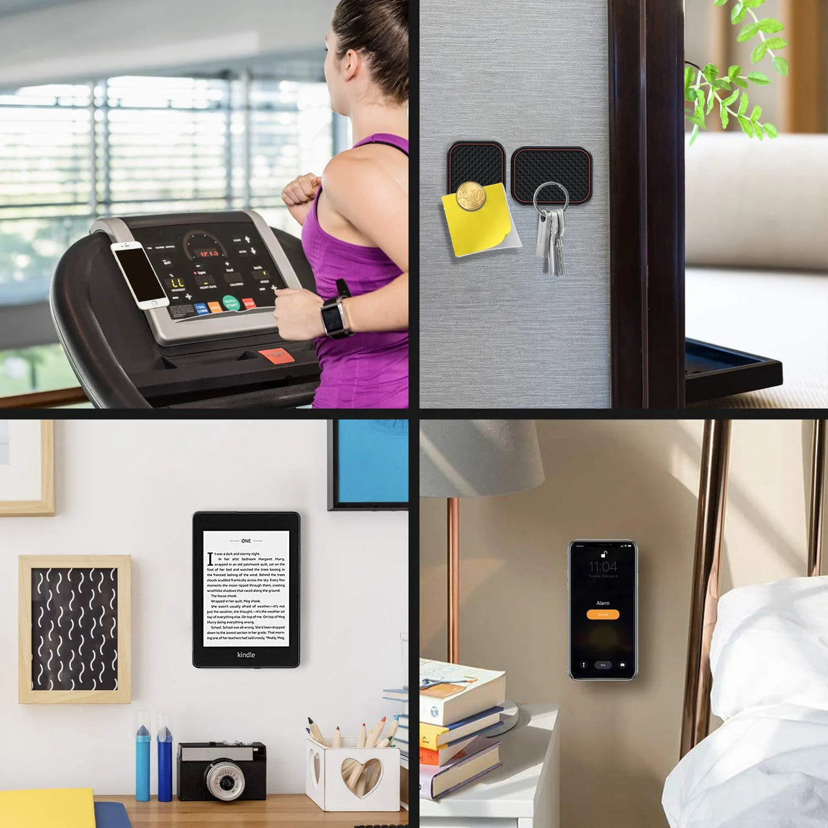 Universal magnetic dashboard phone mount