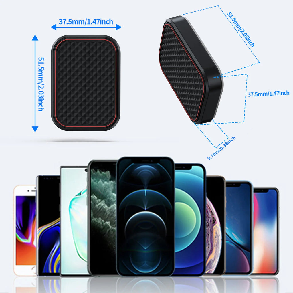 Universal magnetic dashboard phone mount